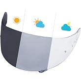 PSLER Photochromic Helmet Visor for GT Air GT Air 2 Neotec-1 CNS-1 TC-5 | Impact-Resistant ,UV400 Protection, Motorcycle Tinted Face Shield Replacement for GT Air GT Air 2 Neotec-1 CNS-1 TC-5 TC-9