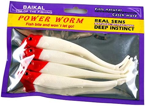 Fishing Gear Fishing Bait Soft Lure Belly Chest Fork Dice Simulation Fish 4pc Bag