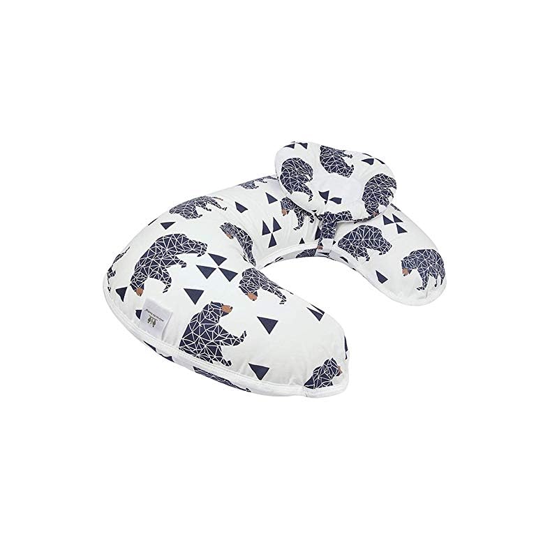 Baby Breastfeeding Nursing Pillow and Positioner,Machine Washable, Nursing and Infant Support Pillow Bonus Head…