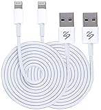 24/7 Cables Lightning Cable 3ft 8 pin USB Sync Cable Charger Cord iPhone 6 / 6 Plus / 5 / 5s / 5c / iPod 7 / iPad Mini / Retina / iPad 4 / iPad Air (Compatible with iOS 9) [Certified Quality] 2 PACK