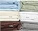 Crystal Trading 4-Piece Bed Sheet Set - Dobby Stripe - 100% Cotton Sateen - 300 Thread Count