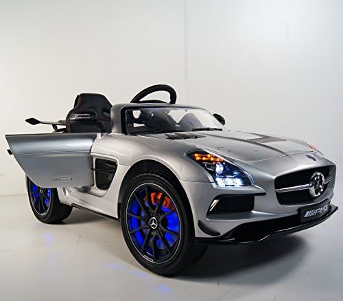 Ride on car for childrens MERCEDES AMG style! SHOCK ABSORBERS+FOAM WHEELS+OPENING DOORS. Car for kids 12v total Battery. Delightful Childrens Car with parent control!