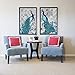 HaiMay 2 Pack 5D DIY Diamond Painting Kits Full Drill Diamond Painting Wall Decoration Rhinestone Diamond Embroidery Paintings, Peacocks(12x16 inch)