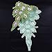 1 Pc Gleaming Wedding Applique Crystal Rhinestone Trim Ribbon Sash/Bridal Applique