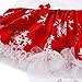 YiZYiF Baby Girls' Reindeer Tutu Costume Crhistmas Party Dress Up (3-6 Months, White First Xmas)