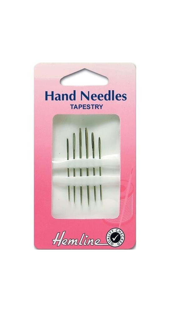 Hemline Hand Sewing Needles - Cross Stitch/Tapestry size 24-26