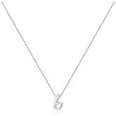 Memorjew 925 Sterling Silver Cursive Initial Necklace, Letter A-Z Necklace | 925 Sterling Silver Necklace, Dainty Letter Cursive Initial Necklaces for Women Trendy Jewelry, Birthday Gifts for Women Her