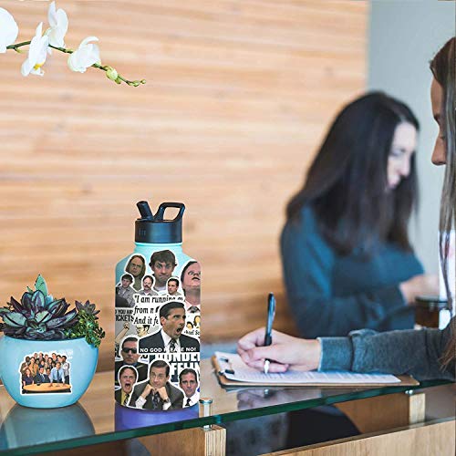 The Office Stickers Pack of 100 Stickers , The Office TV Show Merchandise Stickers for Water Bottle,Laptops, Computers, Flasks, Notebook, Phone Case