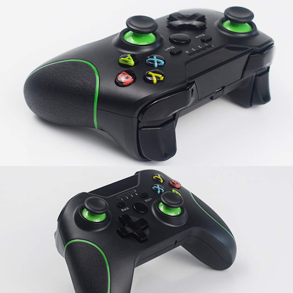 Zamia Xbox Wireless Controller PC Game Controller 2.4GHZ Wireless Game Controller Compatible with Xbox One/One S/One X and PC with Built-in Dual Vibration?Black?