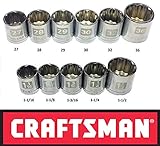 Craftsman Laser Etched Easy Read 11 Piece Large Metric & Standard ½