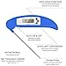 IdealHouse none Kitchen Food Digital Electron Probe Folding Grilled Meat and Fish Baking Thermometer, Free Size, Blue