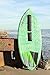 Rogue Iron Premium Skimboard Traction Pad w/Arch Bar (Black and Green)