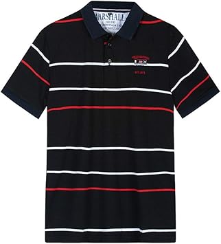 polo con rayas horizontales