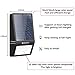 Zoweetek Motion Sensor and Photosensitive Sensor 2-in-1 Solar Light, Outdoor Waterproof Security LED Lights