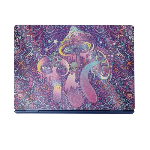 Glossy Glitter Laptop Skin Compatible with Alienware 16/16X Aurora (2025) - Bad…
