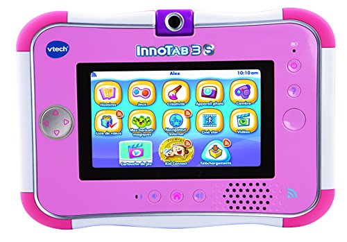VTech InnoTab 3S Plus The WiFi Learning App Tablet, Pink (French Version)