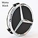 Mercedes Benz Wheel Center Caps - Matte Black - Set of 4 Pcs Raised Chrome Star - 75mm / 3 Inch - Mercedes Benz Wheel Caps – AMG Wheel Center Cap - Hub Caps - Mercedes Benz Center Wheel Caps