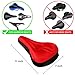 Zacro Gel Bike Seat Cover- Extra Soft Gel Bicycle Seat - Bike Saddle Cushion with Water&Dust Resistant Cover