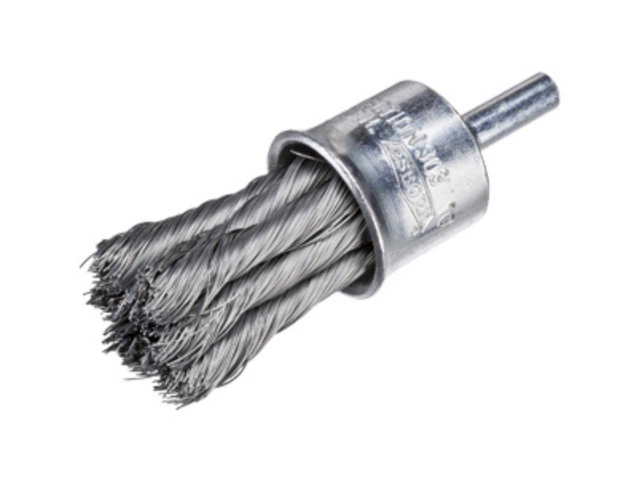 Osborn 9906030310 - Cepillo pincel alambre trenzado de acero con vástago de 6 mm filamento Ø 0.26 mm (23x29)