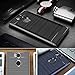 Sony Xperia XA2 Ultra Case,Bettop Anti-Fingerprint Shockproof Carbon Fiber Design Flexible Soft TPU Brushed Texture Protective Case for Sony Xperia XA2 Ultra 6 Inch (Black)