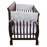 Trend Lab Waterproof CribWrap Rail Cover - For Wide Side Crib Rails Made to Fit Rails up to 18