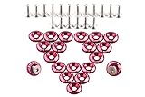 Ryanstar Red Racing Aluminum Fender Washers Kit 1set=20pcs Washers and Bolt