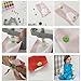LIHAO 360 Sets T5 Snaps Fastener Craft Buttons for Fabric Cloth Diaper