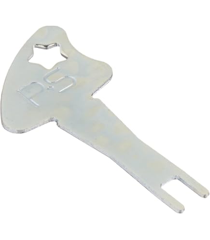10-Pack HBL1209 Wall Switch Keys – Tamper Switch/Commercial Lockout Fork Keys, Stainless Steel