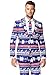 OppoSuits Christmas Suit - The Blue Rudolph - Full Set