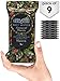 Ultra Compact Natural Wet Wipes - Alcohol Free to Body and Hand Cleaning Wipes - Great for Camping, Travel and Personal Hygiene - Carnaval Fragrance Cleansing Cloths (Pack of 9)