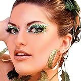ENVY Xotic Eyes Green Glitter Professional Make Up Dancer Costume St Patricks Day