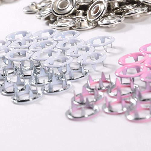 Snap Fastener Kit Tool 200 Pcs with Plier