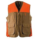 Browning 3051193203: Vest, Upland W/BLZ Trim, Tan