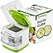 YARMOSHI Garlic Press Mincer - Garlic Slicer And Dicer with storage container and built-In cleaning tool. Premium quality, durable & sturdy construction with stainless steel blades.