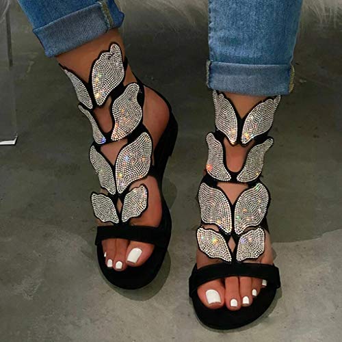 Flat-Beach-Sandals-Shoes-for-Womens-Ladies-Fashion-Casual-Crystal-Wing-Open-Toe-Cutout-Rhinestone-Ankle-Sandals-Shoes-Amiley