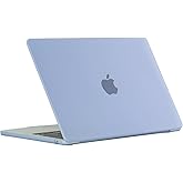 Compatible with MacBook Air 15 inch Case 2025 2024 2023 Release M4 A3241 M3 A3114 M2 A2941 Liquid Retina Display Touch ID, Protective Plastic Hard Shell Case Cover (Air Blue)