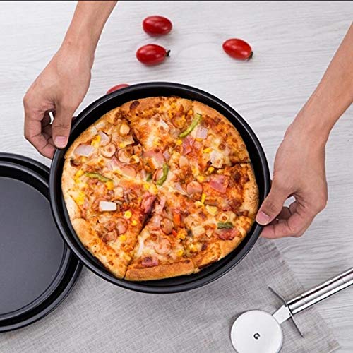 Round Oven Bakeware, Non Stick Pizza Crisper Tray, Kitchen Tray Mold