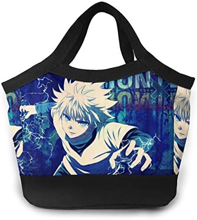 Hunter X Hunter Killua Waterproof Neoprene Thermal Insulated Lunch Bag Shopping Bag