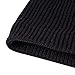 PAGE ONE Mens Beanie Hat Thick Fleece Lined Knit Hat Solid Cap Men Women(Black)