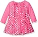 Limited Too Baby Girls' Long Sleeve Confetti Heart Knit Dress, Neon Pink, 12M