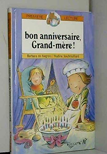 Bon Anniversaire Grand Mere Amazon Com Books