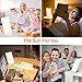 Light Therapy Lamp, HOSOME 10,000 Lux LED Bright White Therapy Light with 3 Color Modes, UV Free White Light Therapy with 3 Timer Settings, USB Powered & Compact Size, Touch Control