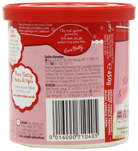 Betty crocker Rich&creamy prem. icing vanilla 450g (016000710405)
