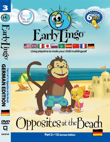 Early Lingo Opposites at The Beach DVD (Part 3 German)