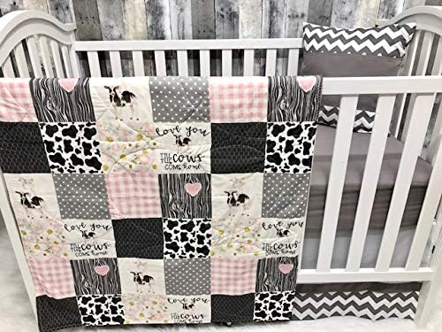 cow baby bedding set