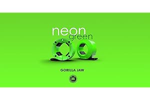 GORILLA JAW GorillaJaw Olympic Barbell Clamps 2 inch Quick Release Pair of Locking 2inch Pro Weight Bar Plates Nylon Locks Collar Clips for Workout Weightlifting Fitness Exercise Clamp (Green)