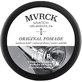 MITCH by Paul Mitchell Original Pomade for Men, Medium Hold, Low Shine Finish, Water-Soluble, For All Hair Types, 3 oz.
