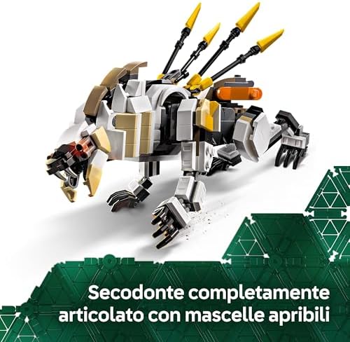 Horizon Adventures Aloy e Varl Contro Arcapode e Secodonte, Gioco d'Avventura per Bambini e Bambine da 9 Anni dal Videogioco con 2 Modellini da Costruire di Robot Giocattolo, Idea Regalo 77037
