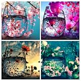 BYAMD 4 Pack Diamond Painting Kits for Adults Kids Set Cups Full Drill Diamond dotz for Home Wall Decor