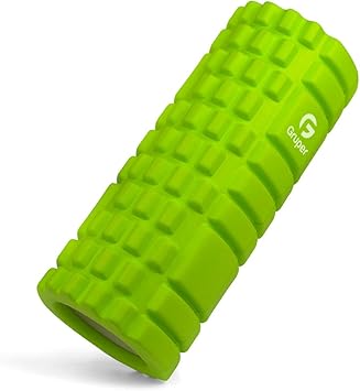 Amazon Koolsen フォームローラー 筋膜リリース グリッドフォームローラー ヨガポール トレーニング スポーツ フィットネス ストレッチ器具 日本語説明書付 収納バッグ Koolsen フォームローラー